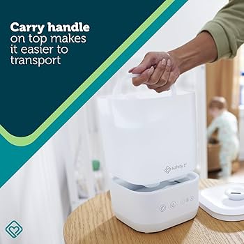 美品 、日立 with me BF-1 Safety 1st Comforting Cool Mist Top-Fill Humidifier, White